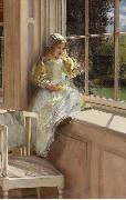 Alma-Tadema, Sir Lawrence Laura Alma-Tadema (mk23) Sweden oil painting artist